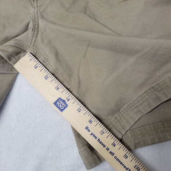 Duluth Trading Flex Fire Hose Cargo Shorts Mens 42 Tan Relaxed Fit Work Heavy - Picture 6 of 11